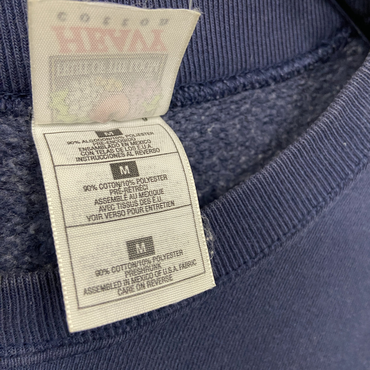 FRUIT OF THE LOOM　フルーツオブザルーム　スウェット/トレーナー　紺　ネイビー　Mサイズ　古着