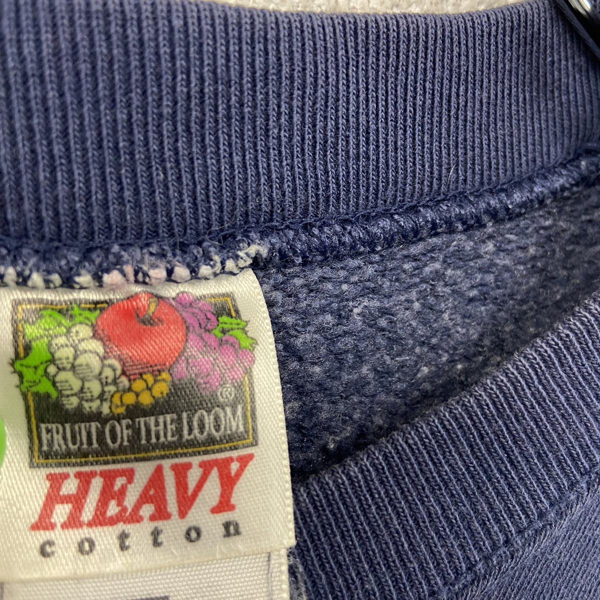 FRUIT OF THE LOOM　フルーツオブザルーム　スウェット/トレーナー　紺　ネイビー　Mサイズ　古着