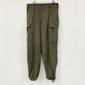 HEERESEIGENTUM　FECSA　オーストラリア軍　カーゴパンツ/ミリタリーパンツ　ジップフライ　カーキ　1サイズ　古着