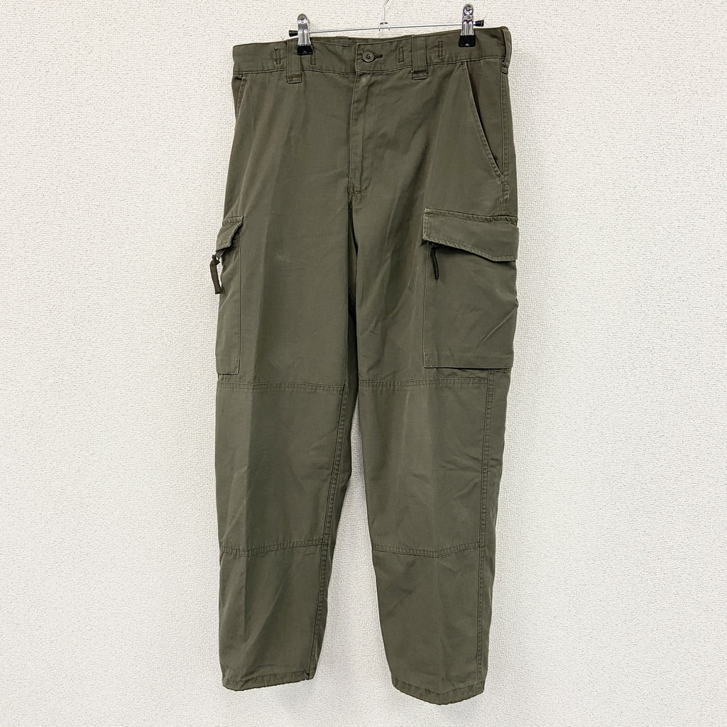 HEERESEIGENTUM　FECSA　オーストラリア軍　カーゴパンツ/ミリタリーパンツ　ジップフライ　カーキ　3サイズ　古着