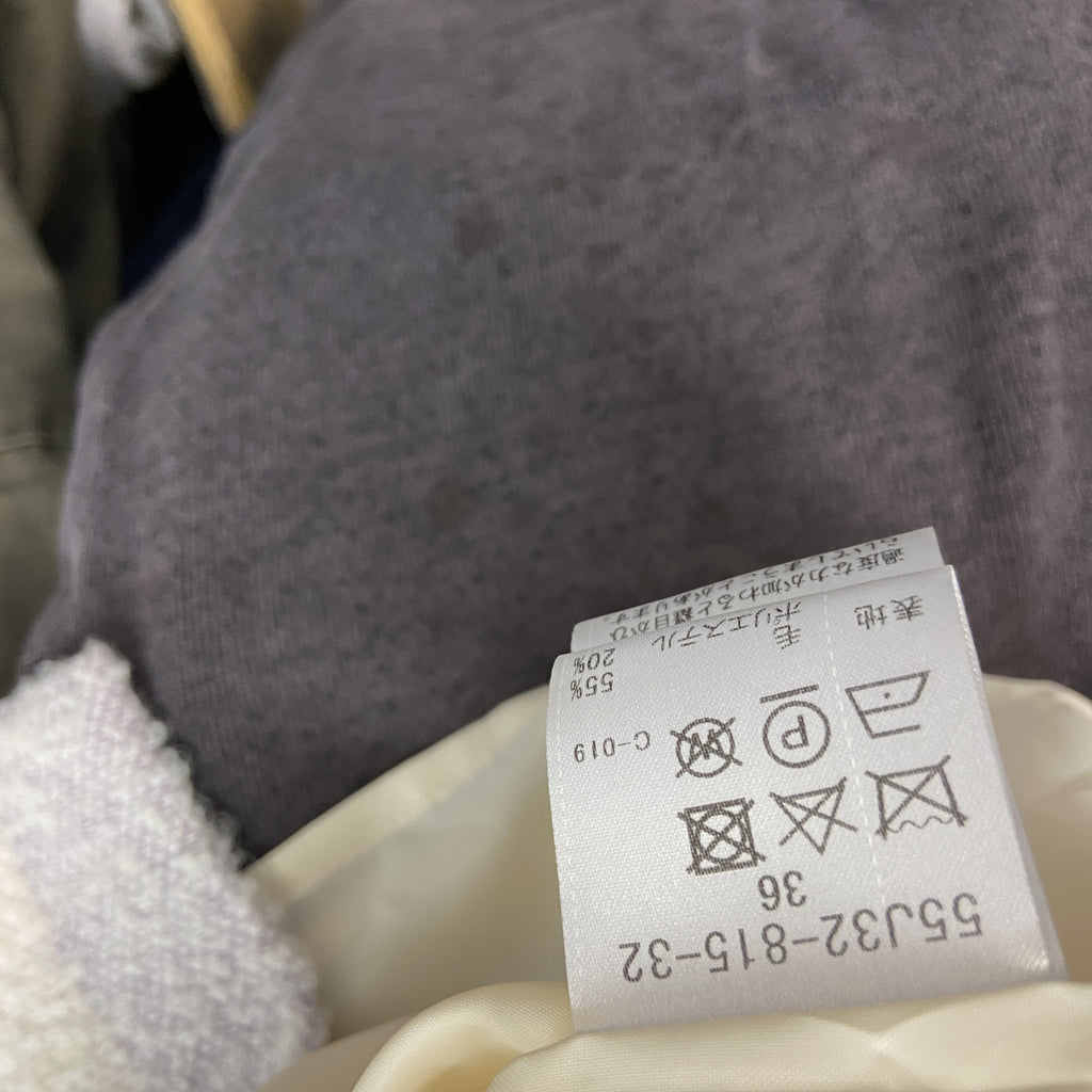 BLUE LABEL　キャミワンピース　ボタン開き　チェック柄　マルチカラー　36サイズ　古着