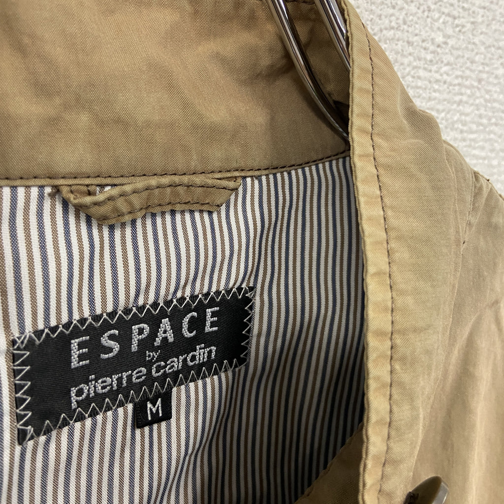 ESPACE by pierre cardin　エスパスバイピエールカルダン　スイングトップ/フルジップブルゾン　ベージュ　Mサイズ　古着