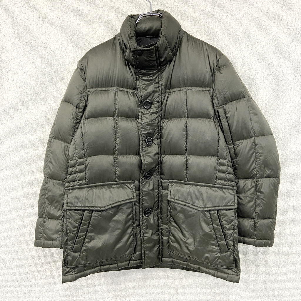 J.PRESS　ジェイプレス　ダウンジャケット　ダウン90％　カーキ　Mサイズ　古着