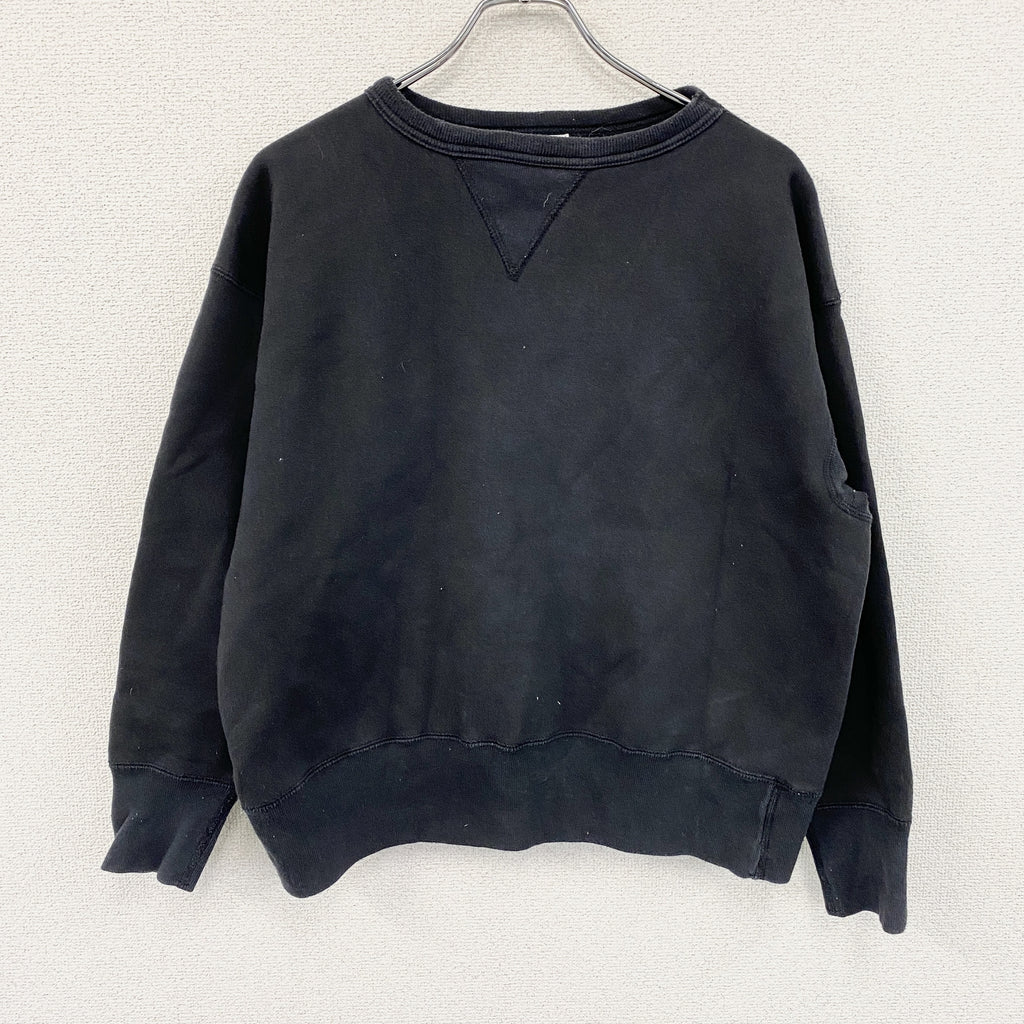 BRENTS　ブレンツ　スウェット/トレーナー　無地　黒　ブラック　Lサイズ　古着
