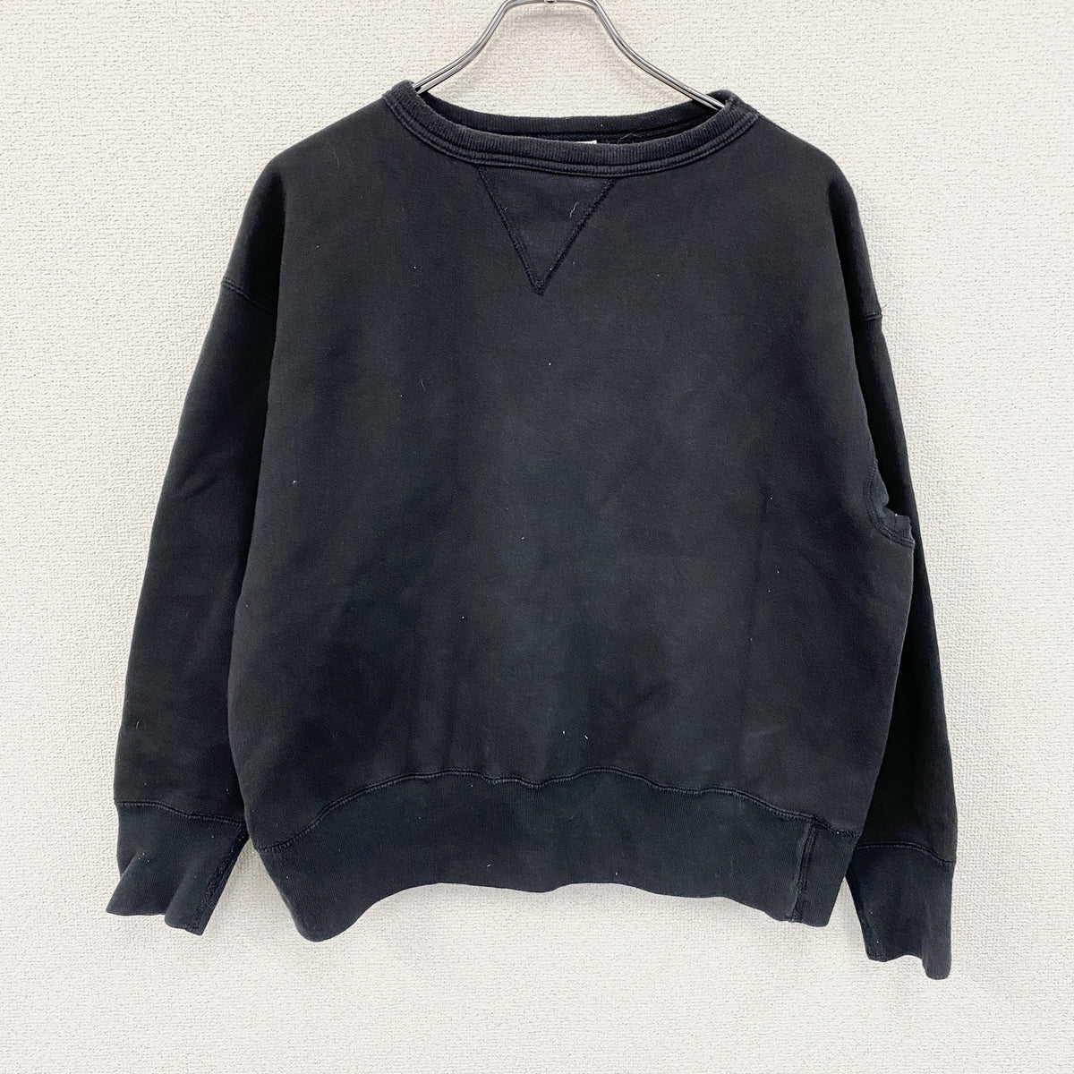 BRENTS　ブレンツ　スウェット/トレーナー　無地　黒　ブラック　Lサイズ　古着