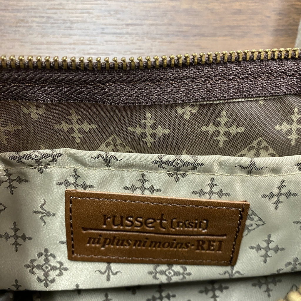russet　ラシット　ワンショルダーバッグ　ベージュ　古着
