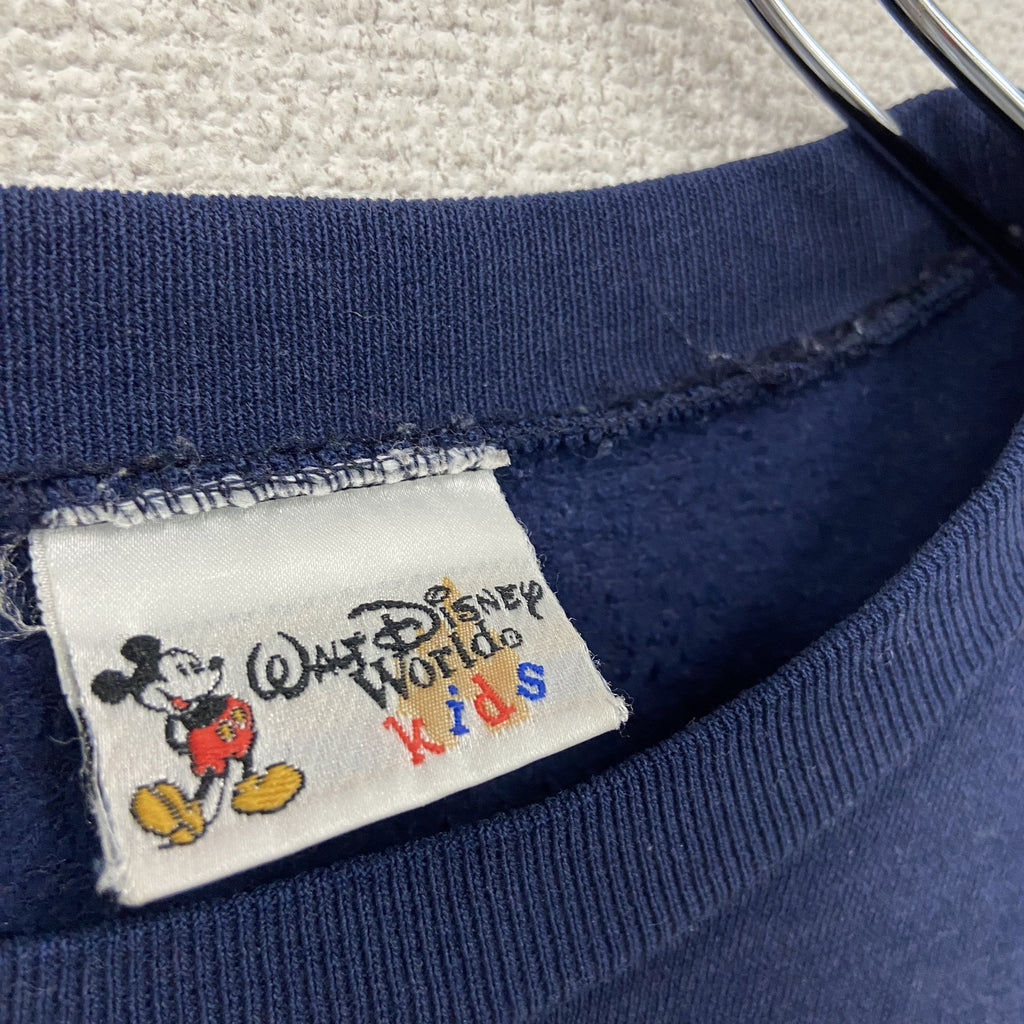 Ｗalt Disney World　ウォルトディズニーワールド　スウェット/トレーナー　ディズニー　ミッキー　紺　ネイビー　古着