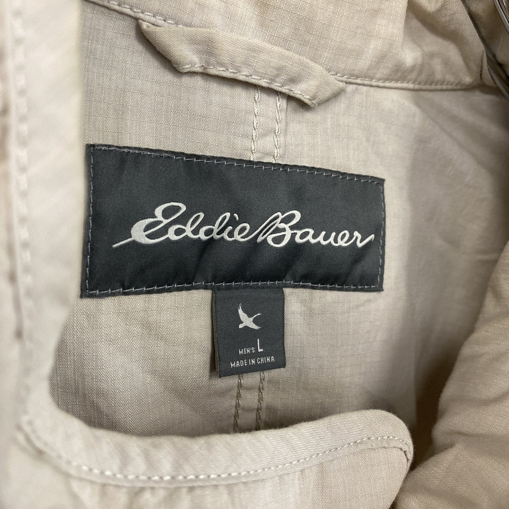 Eddie Bauer　エディバウアー　マウンテンパーカー/ナイロンジャケット　ベージュ　Lサイズ　古着