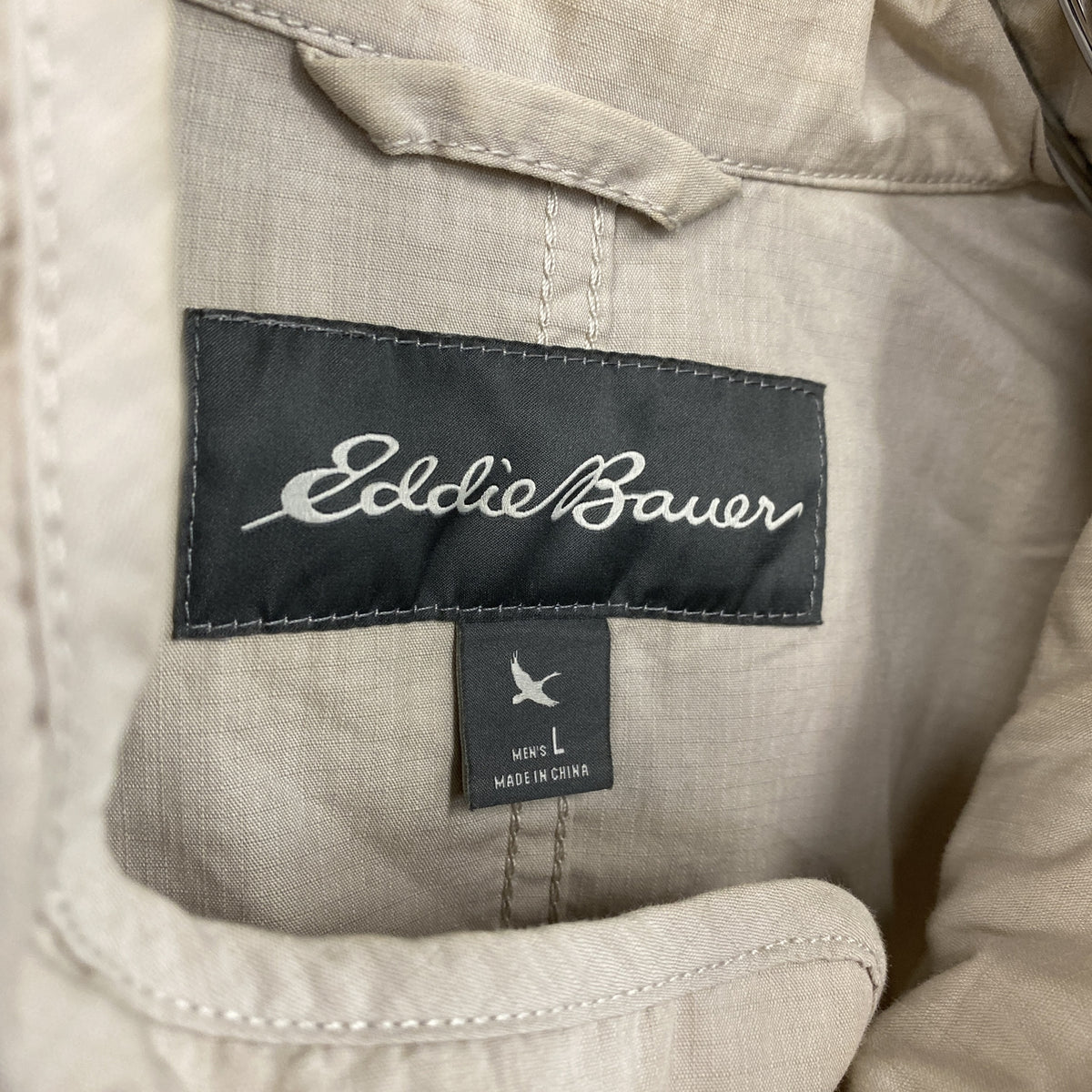 Eddie Bauer　エディバウアー　マウンテンパーカー/ナイロンジャケット　ベージュ　Lサイズ　古着
