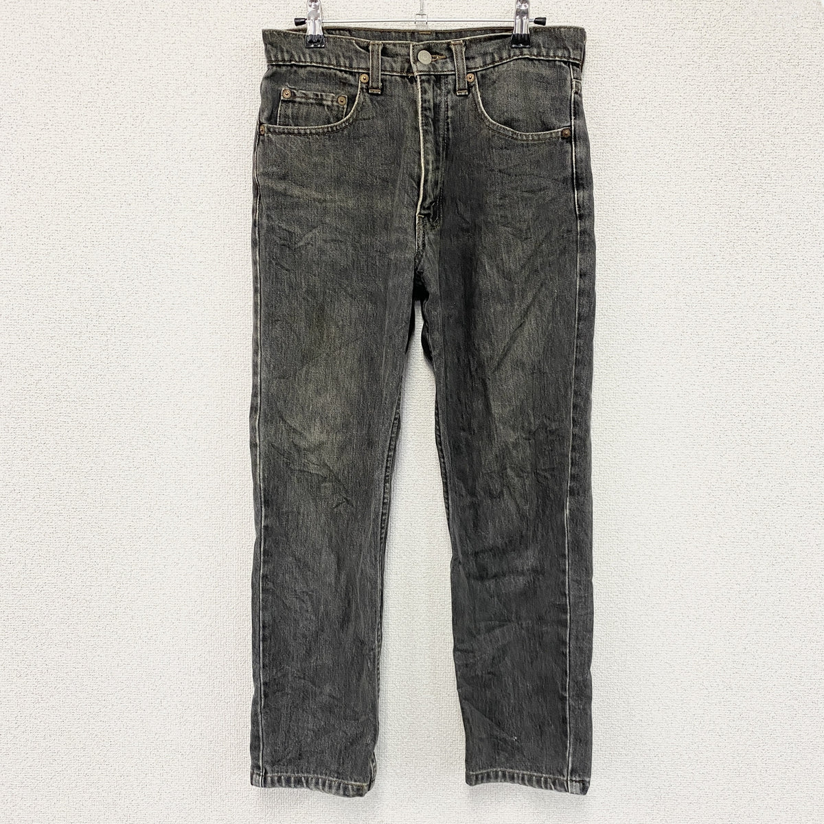 Levi's　リーバイス　デニムパンツ/ジーンズ　ジップフライ　黒　ブラック　29サイズ　古着