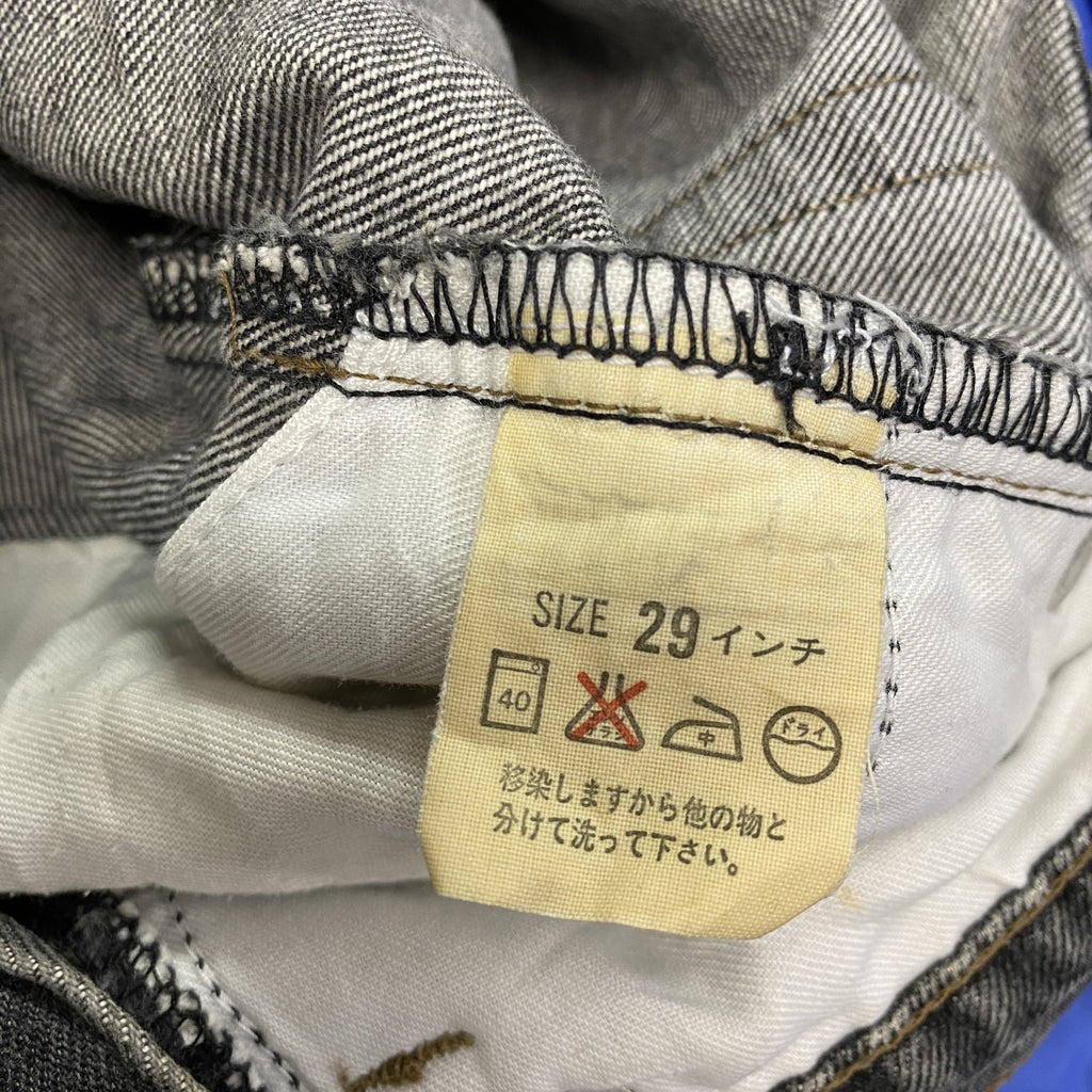 Levi's　リーバイス　デニムパンツ/ジーンズ　ジップフライ　黒　ブラック　29サイズ　古着