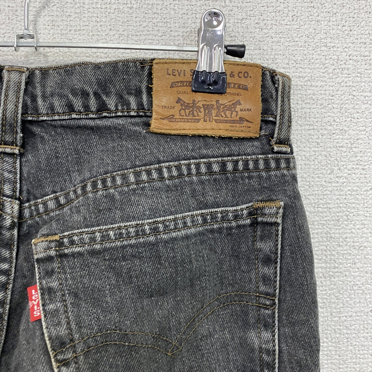Levi's　リーバイス　デニムパンツ/ジーンズ　ジップフライ　黒　ブラック　29サイズ　古着