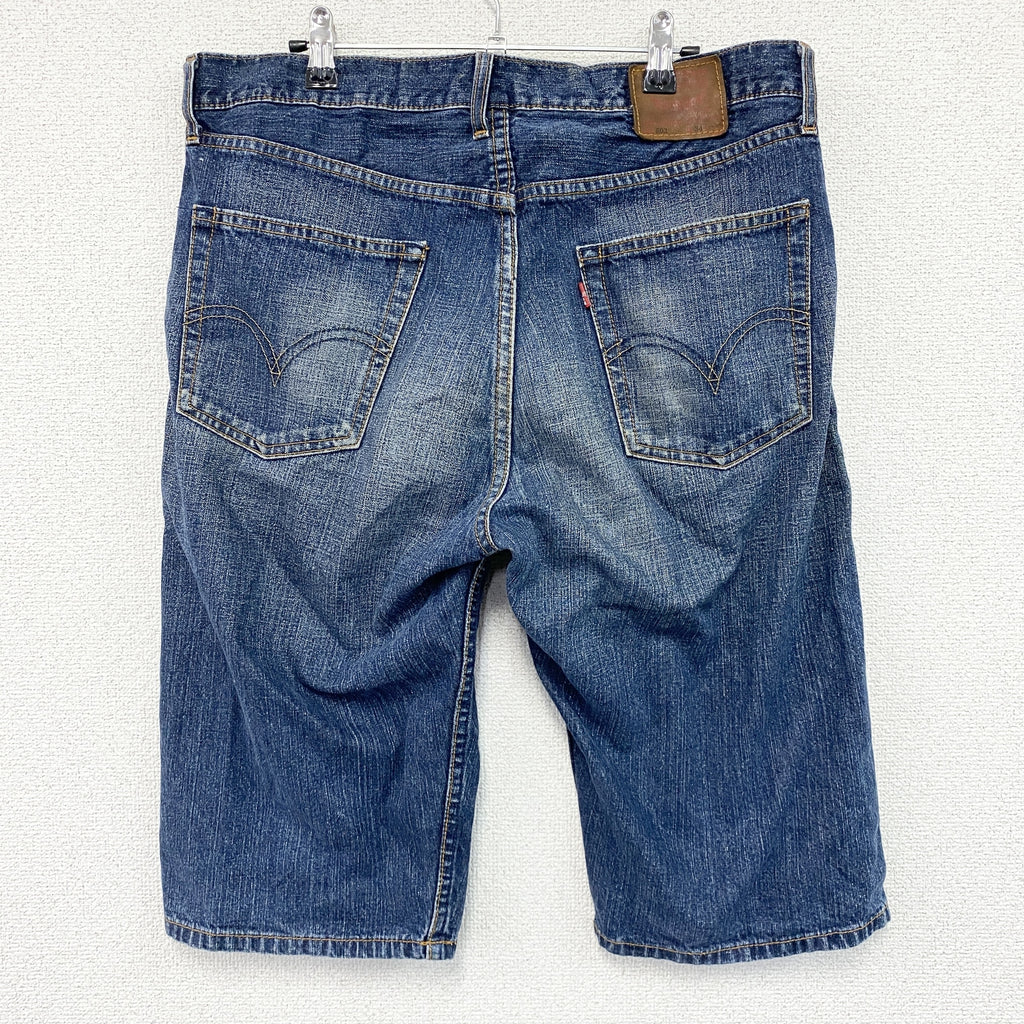 Levi's　リーバイス　503　デニムハーフパンツ/ジーンズ　ジップフライ　インディゴ　W34サイズ　古着