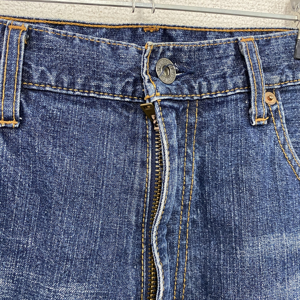 Levi's　リーバイス　503　デニムハーフパンツ/ジーンズ　ジップフライ　インディゴ　W34サイズ　古着