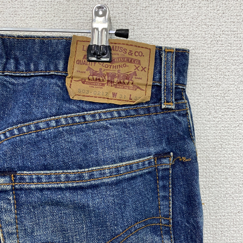 Levi's　リーバイス　503-0217　デニムパンツ/ジーンズ　ジップフライ　インディゴ　Ｗ31サイズ　古着