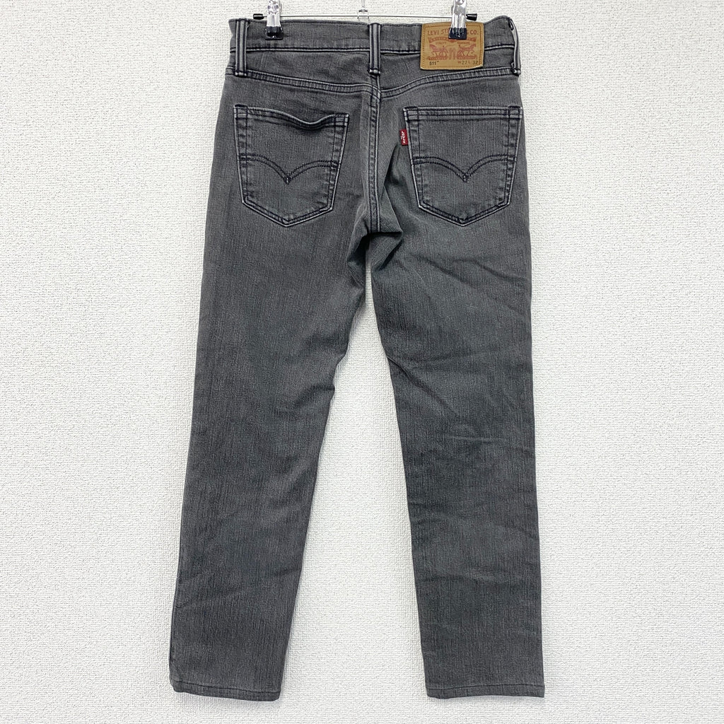Levi's　リーバイス　511　デニムパンツ/ジーンズ　ジップフライ　グレー　Ｗ27サイズ　古着
