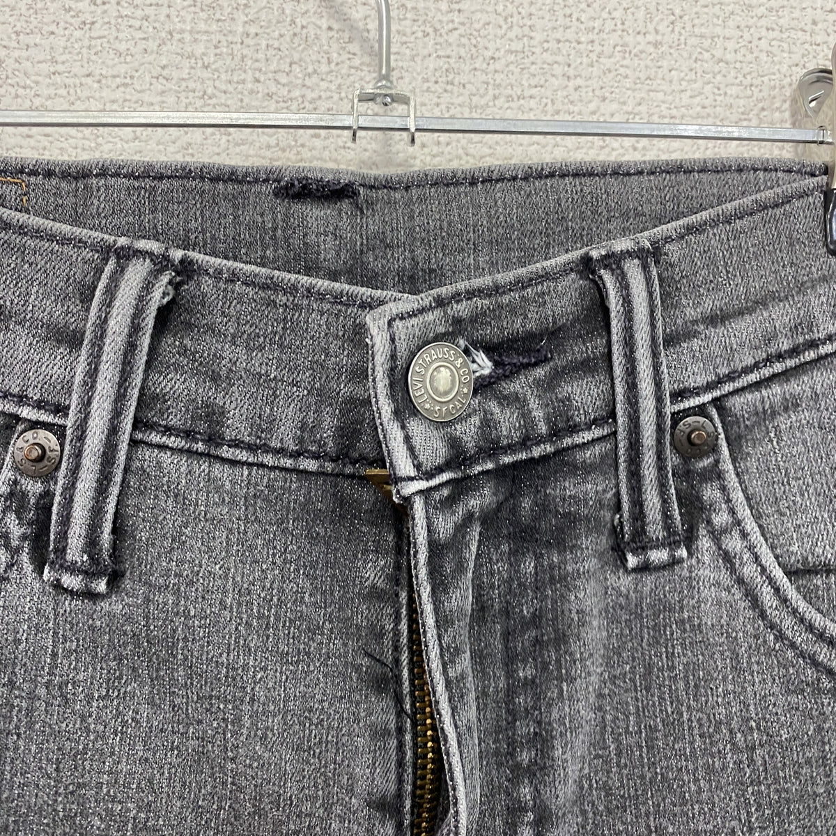 Levi's　リーバイス　511　デニムパンツ/ジーンズ　ジップフライ　グレー　Ｗ27サイズ　古着