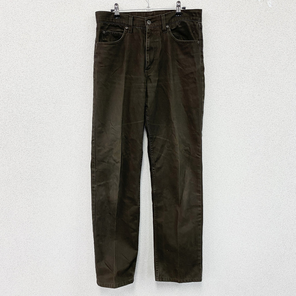 Levi's　リーバイス　502　デニムパンツ/ジーンズ　ジップフライ　茶色　ブラウン　Ｗ33サイズ　古着