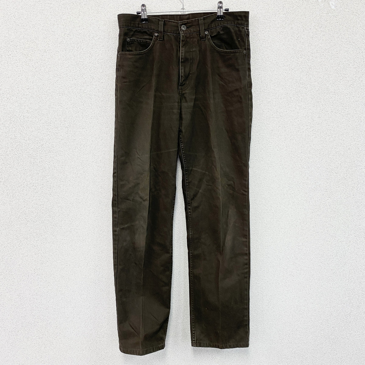 Levi's　リーバイス　502　デニムパンツ/ジーンズ　ジップフライ　茶色　ブラウン　Ｗ33サイズ　古着