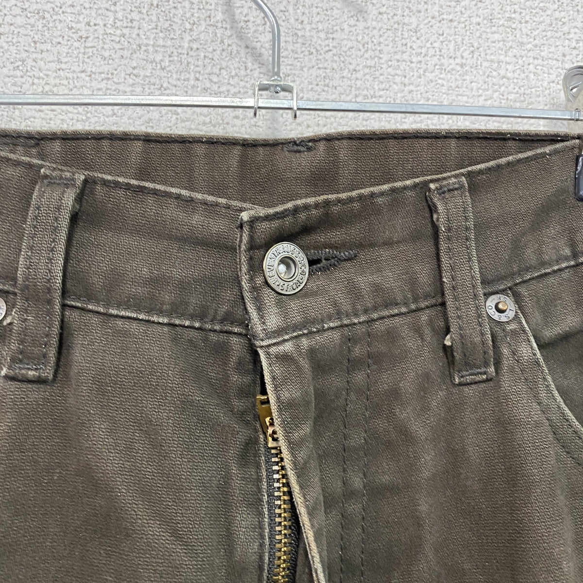 Levi's　リーバイス　502　デニムパンツ/ジーンズ　ジップフライ　茶色　ブラウン　Ｗ33サイズ　古着