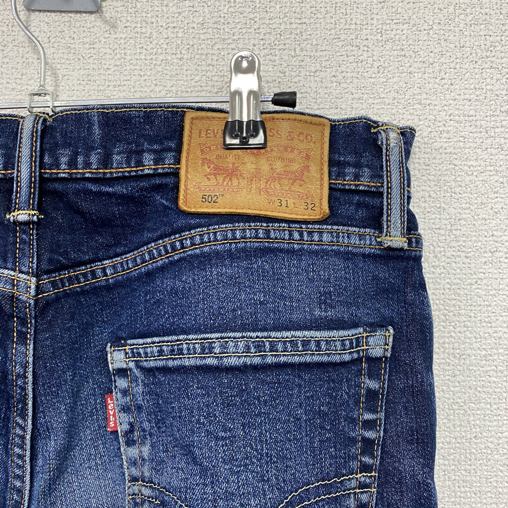 Levi's　リーバイス　502　デニムパンツ/ジーンズ　ジップフライ　インディゴ　Ｗ31サイズ　古着