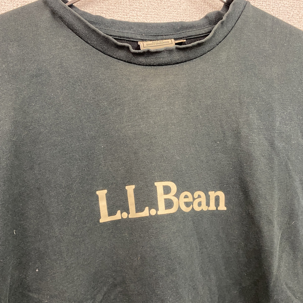 L.L.Bean　エルエルビーン　半袖プリントTシャツ　深緑　ディープグリーン　Lサイズ　古着