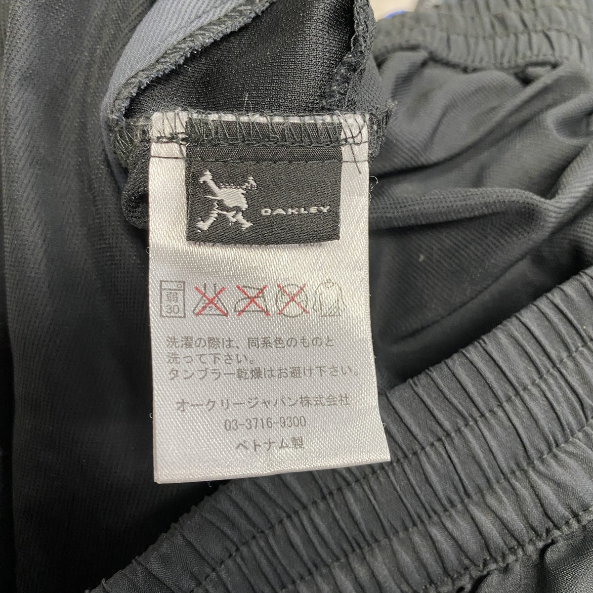 Oakley　オークリー　ハーフパンツ/ショートパンツ　黒　ブラック　Lサイズ　古着