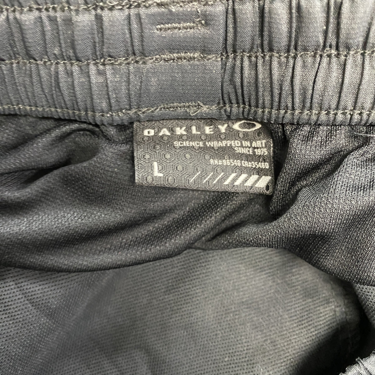 Oakley　オークリー　ハーフパンツ/ショートパンツ　黒　ブラック　Lサイズ　古着