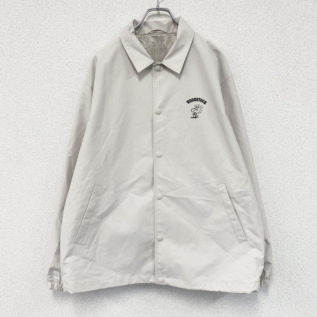 UNIQLO　ユニクロ　PEANUT　ピーナッツ　コーチジャケット　ナチュラル　XLサイズ　古着