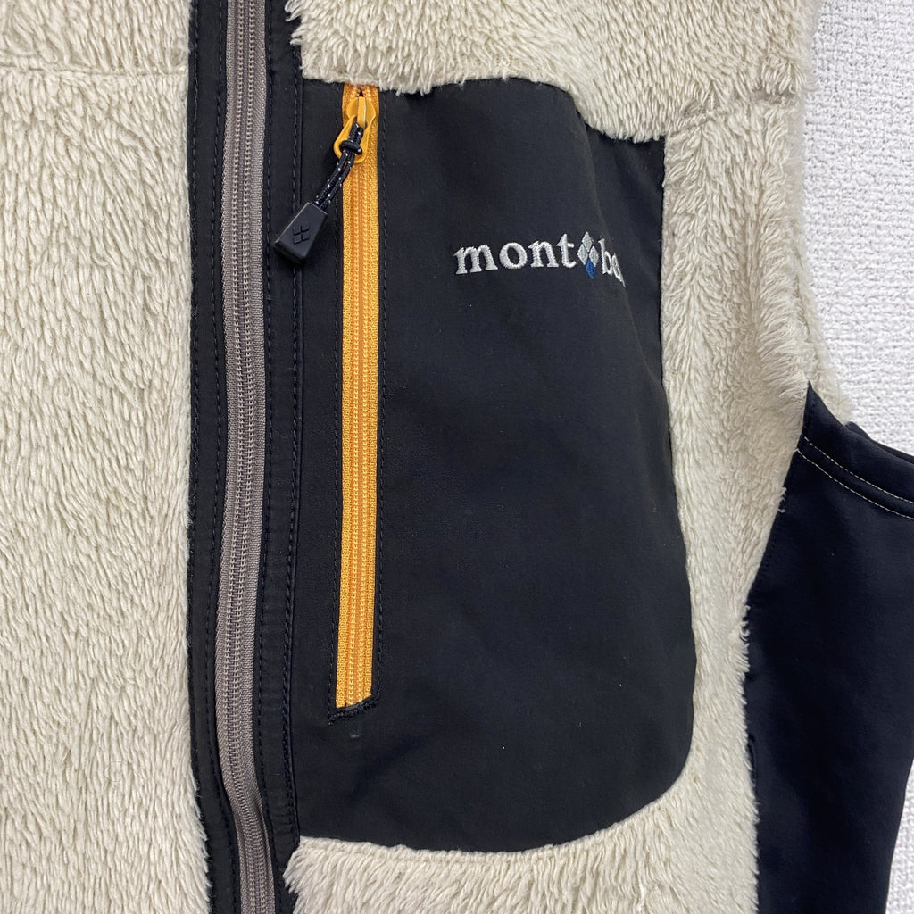 Mont-bell　モンベル　フリースベスト　ベージュ　Lサイズ　古着