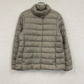 UNIQLO　ユニクロ　ダウンジャケット　ウルトラライトダウン　ダウン90％　グレー　Lサイズ　古着