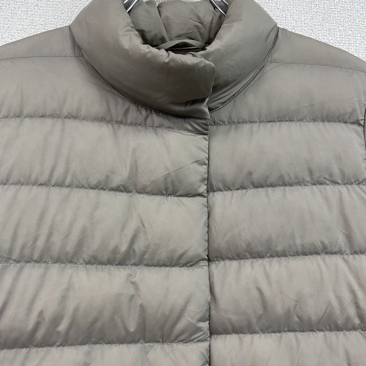 UNIQLO　ユニクロ　ダウンジャケット　ウルトラライトダウン　ダウン90％　グレー　Lサイズ　古着