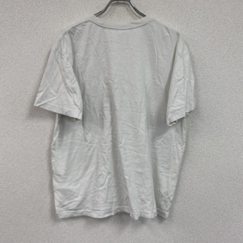 adidasアディダス　半袖プリントTシャツ　白　ホワイト　XOサイズ　古着