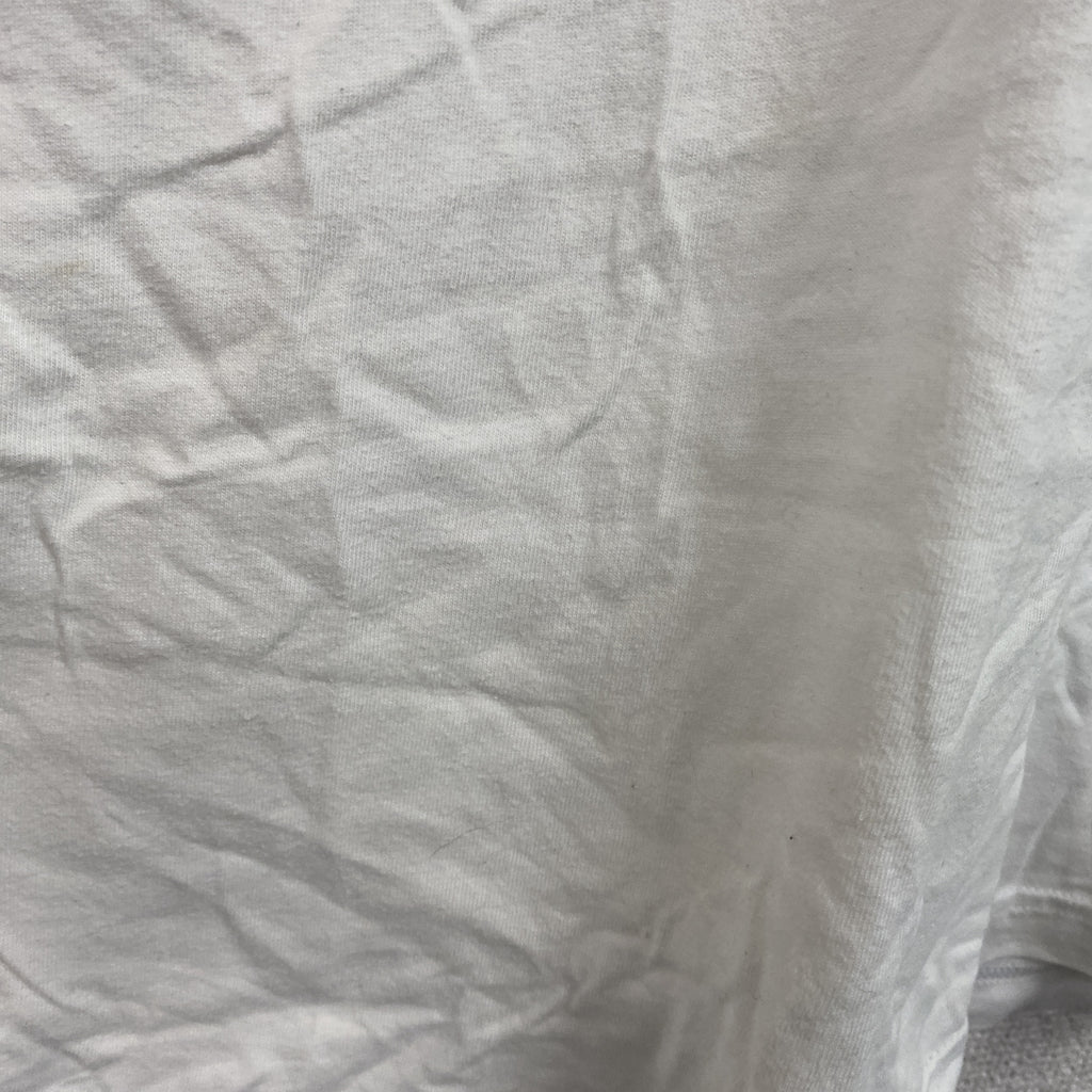 adidasアディダス　半袖プリントTシャツ　白　ホワイト　XOサイズ　古着