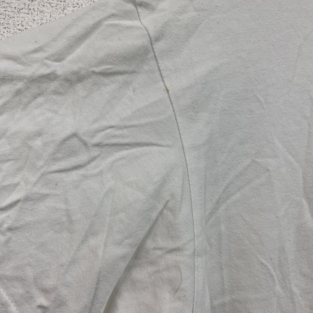 adidasアディダス　半袖プリントTシャツ　白　ホワイト　XOサイズ　古着