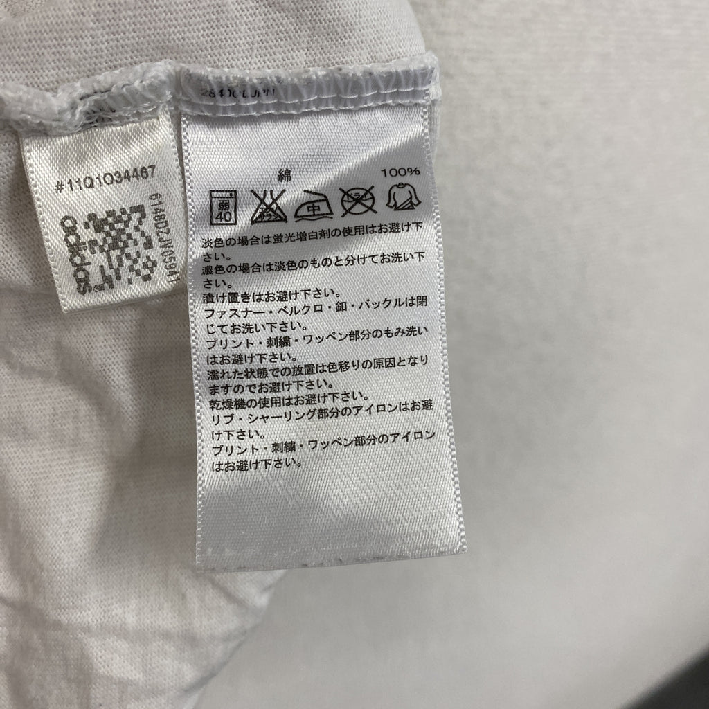 adidasアディダス　半袖プリントTシャツ　白　ホワイト　XOサイズ　古着