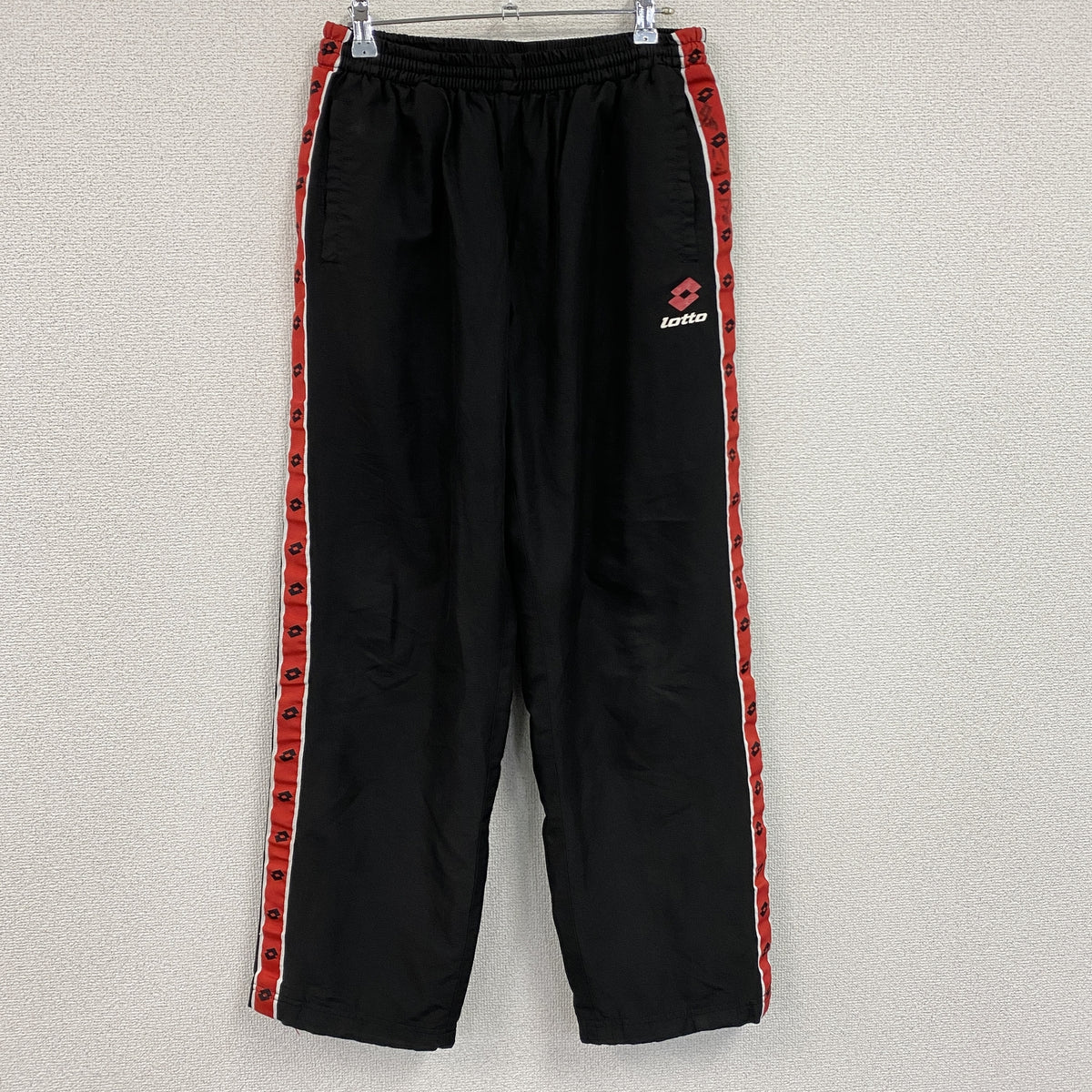 Lotto　ロット　トラックパンツ/ジャージパンツ　黒　ブラック　3Lサイズ　古着