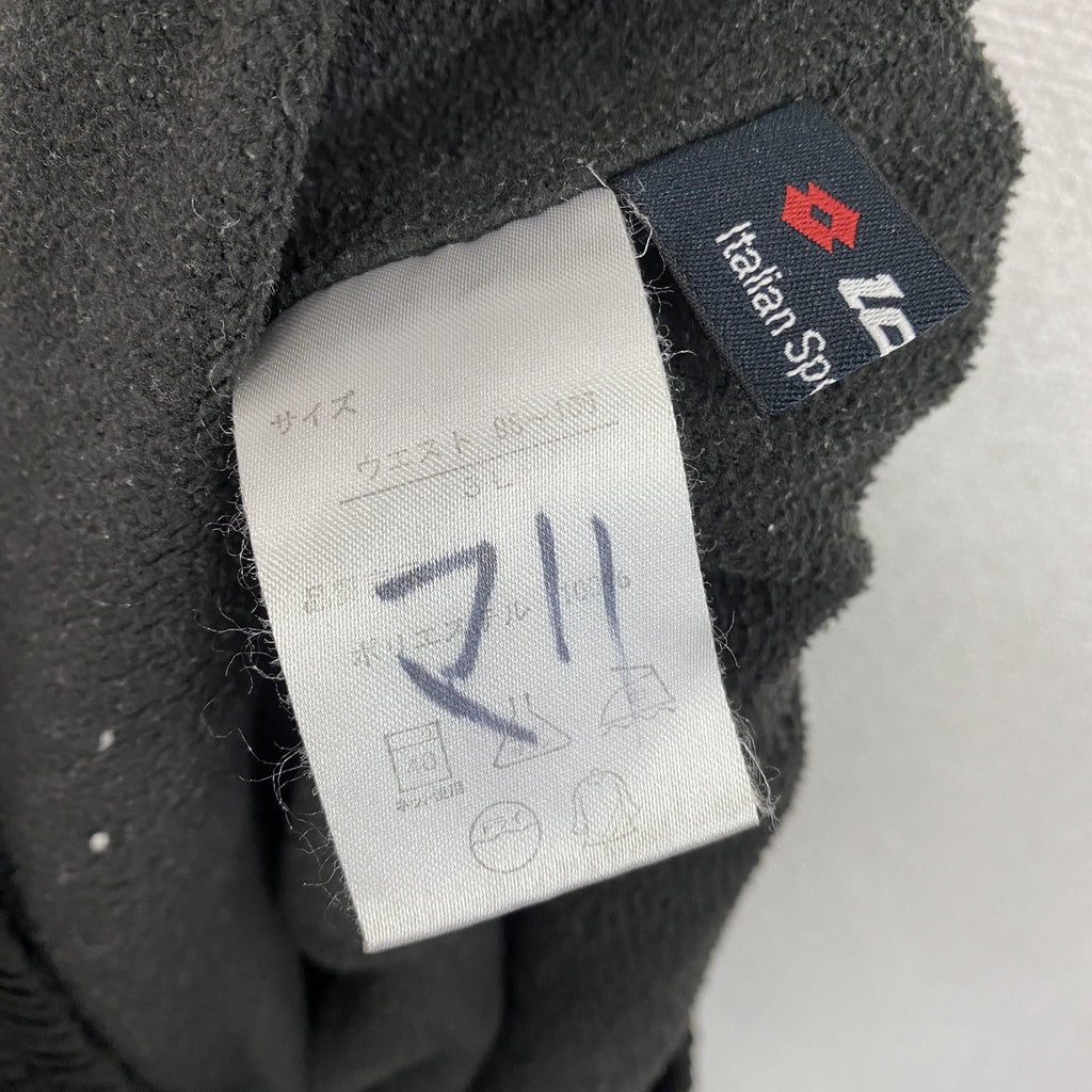 Lotto　ロット　トラックパンツ/ジャージパンツ　黒　ブラック　3Lサイズ　古着