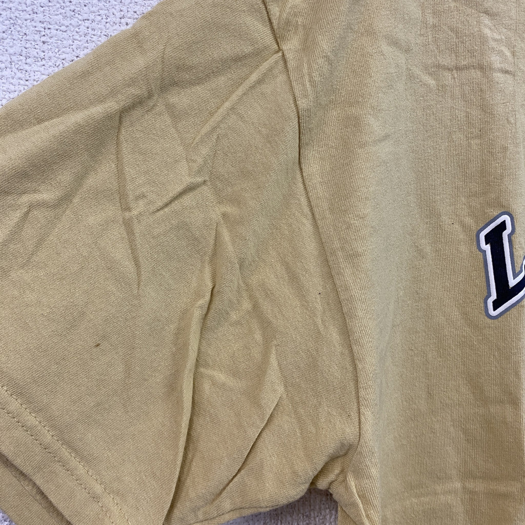 adidasアディダス　半袖プリントTシャツ　黄色　イエロー　Mサイズ　古着