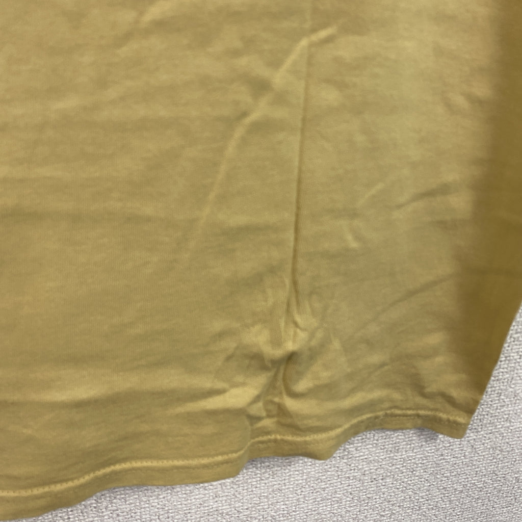 adidasアディダス　半袖プリントTシャツ　黄色　イエロー　Mサイズ　古着