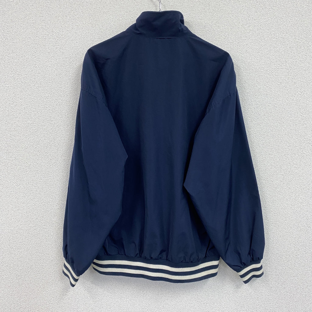 DESCENTE　デサント　ハーフジップスウェット/トレーナー　紺　ネイビー　Mサイズ　古着