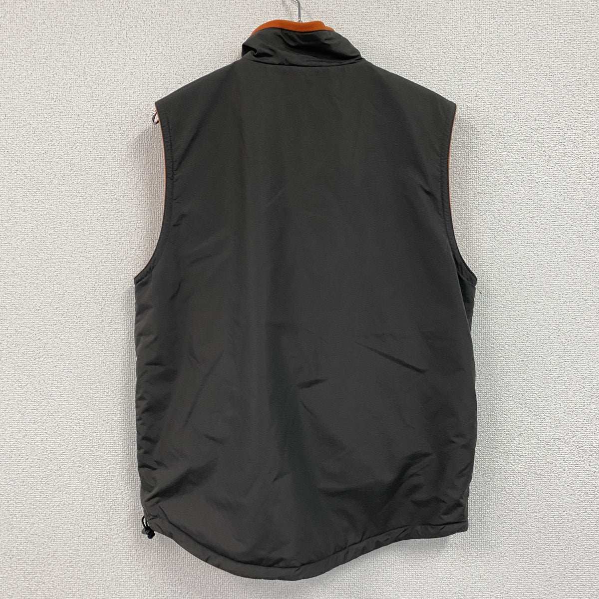 UNIQLO　ユニクロ　フリースベスト　オレンジ　カーキ　Lサイズ　古着