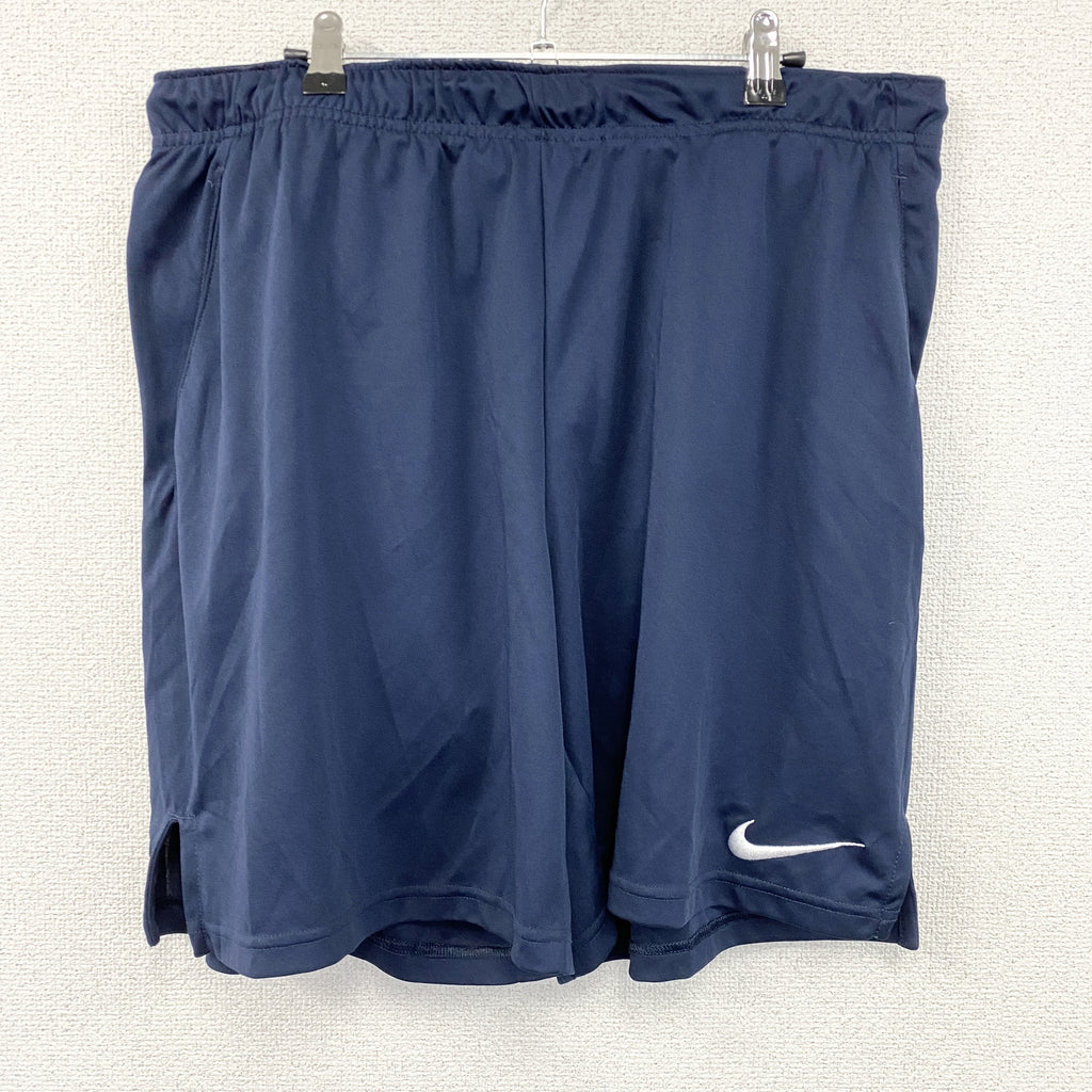 NIKE　ナイキ　DRI-FIT　ハーフパンツ/ショートパンツ　スウッシュ　紺　ネイビー　XLサイズ　古着