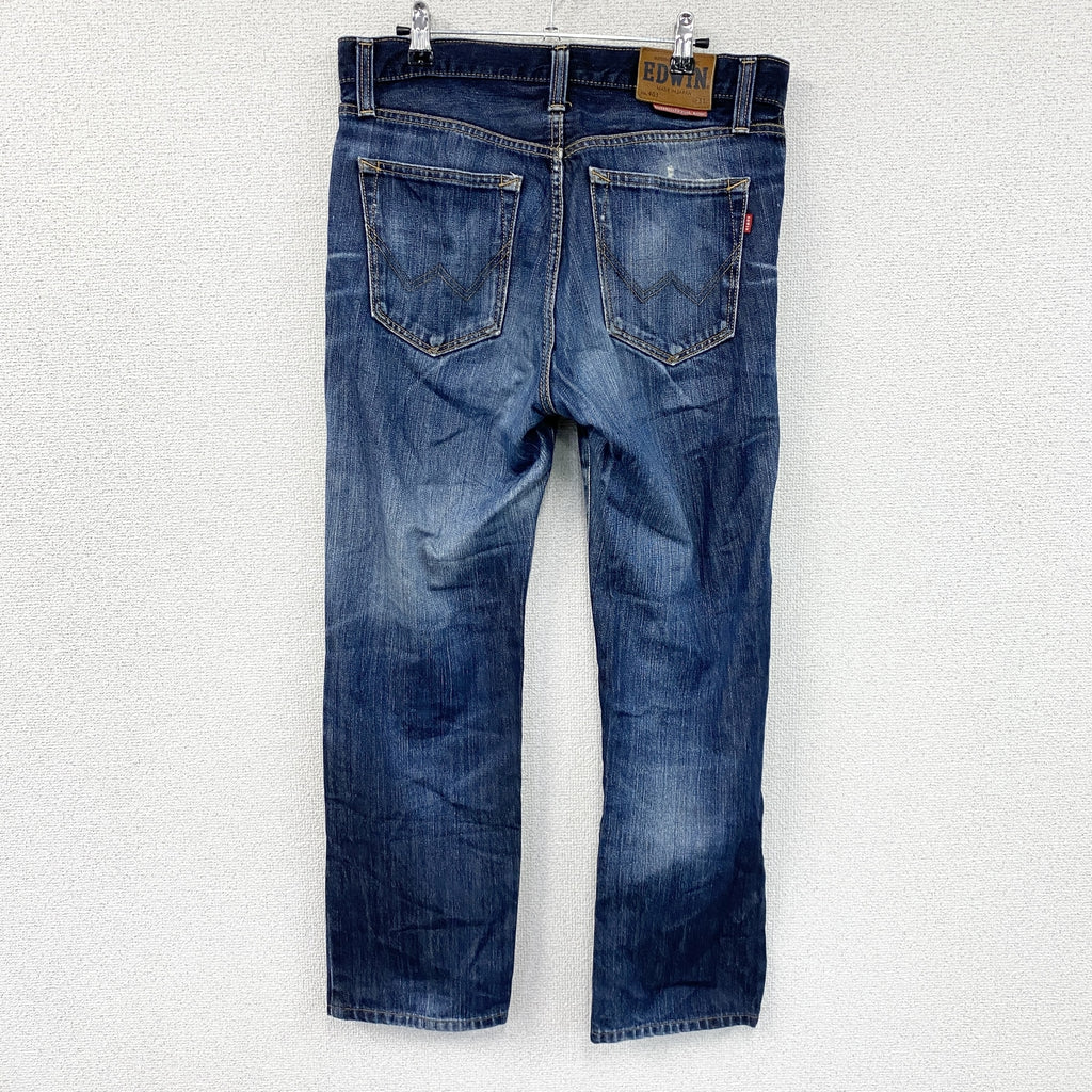 EDWIN　エドウィン　デニムパンツ/ジーンズ　ジップフライ　インディゴ　31サイズ　古着