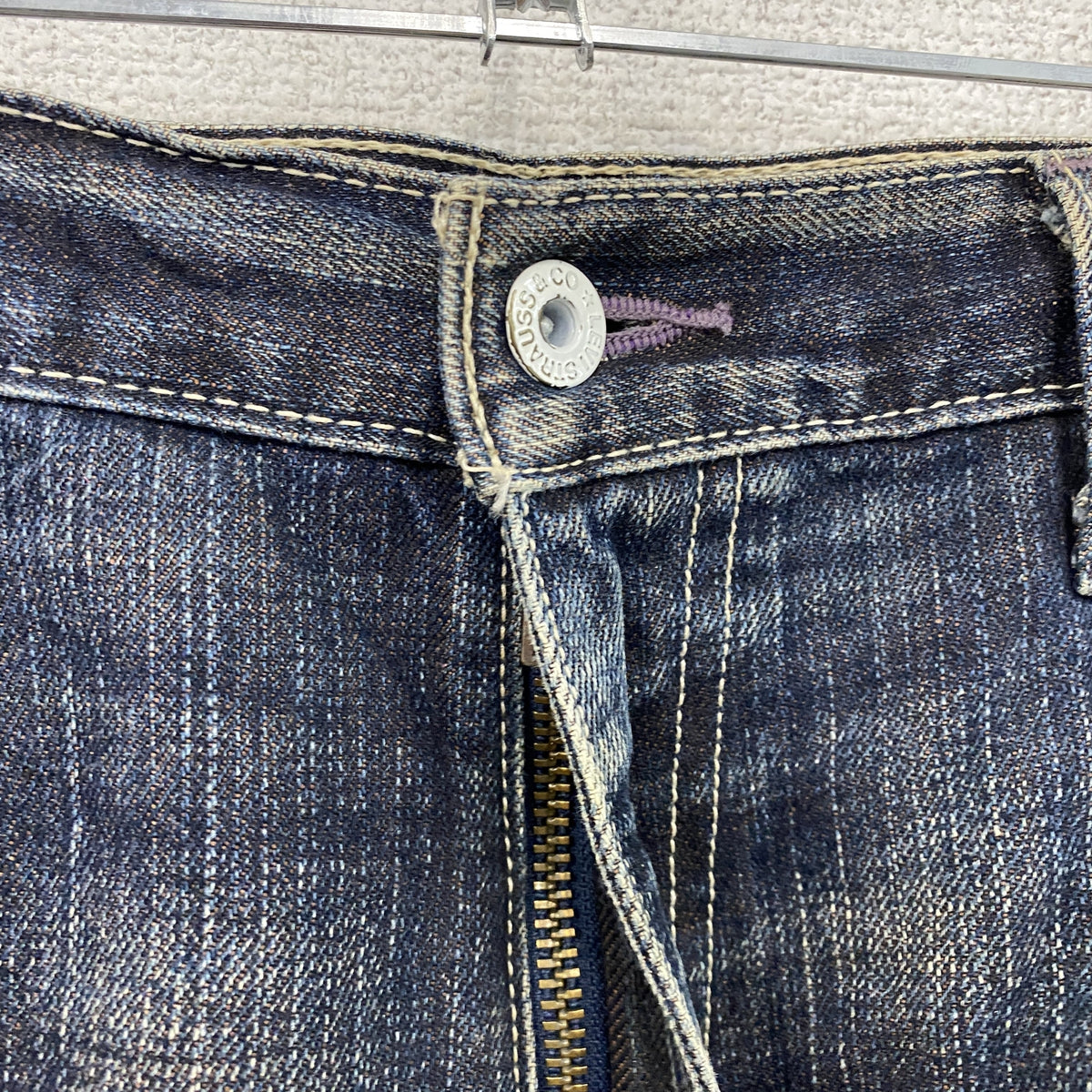 Levi's　リーバイス　デニムハーフパンツ/ジーンズ　ジップフライ　カットオフ　インディゴ　36サイズ　古着