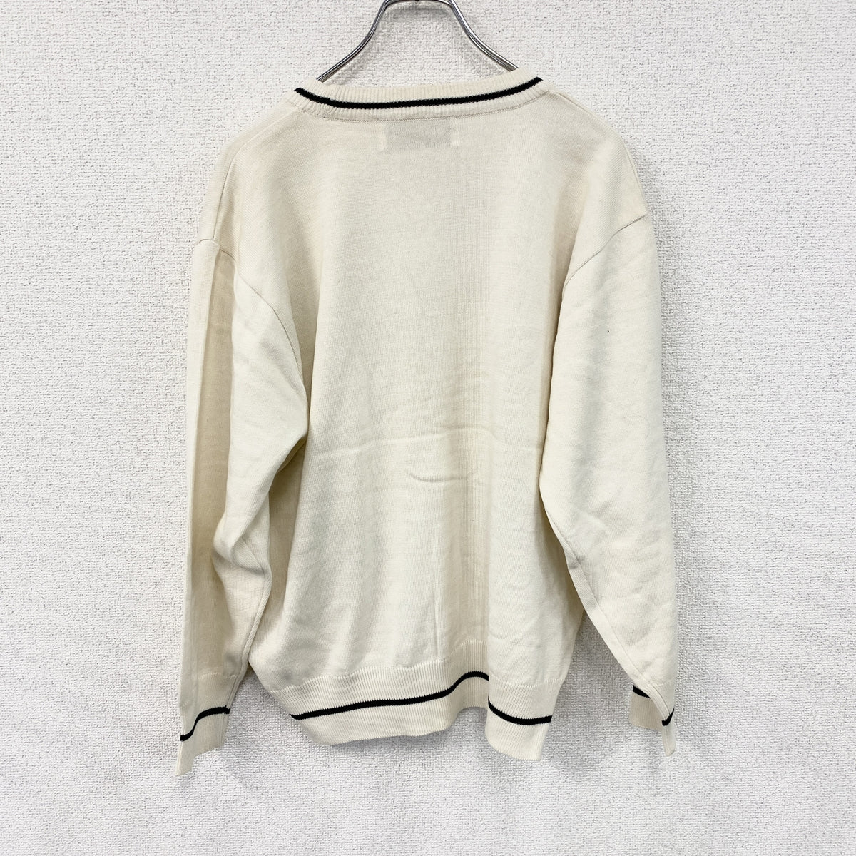 JC de CASTELBAJAC　カステルバジャック　ニットカーディガン　バックスバニー　アイボリー　古着