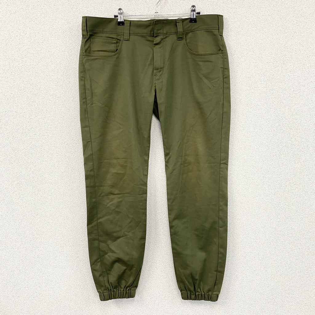 Dickies　ディッキーズ　TCツイルストレッチパンツ　ジョガーパンツ　ワークパンツ　カーキ　34サイズ　古着