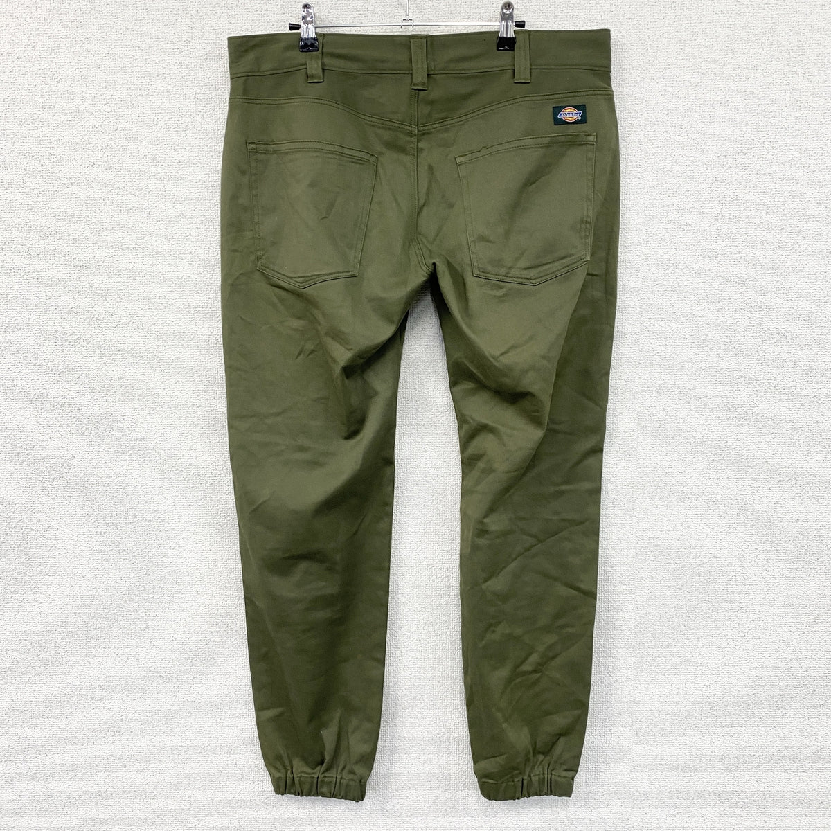 Dickies　ディッキーズ　TCツイルストレッチパンツ　ジョガーパンツ　ワークパンツ　カーキ　34サイズ　古着