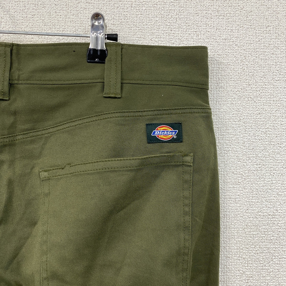 Dickies　ディッキーズ　TCツイルストレッチパンツ　ジョガーパンツ　ワークパンツ　カーキ　34サイズ　古着