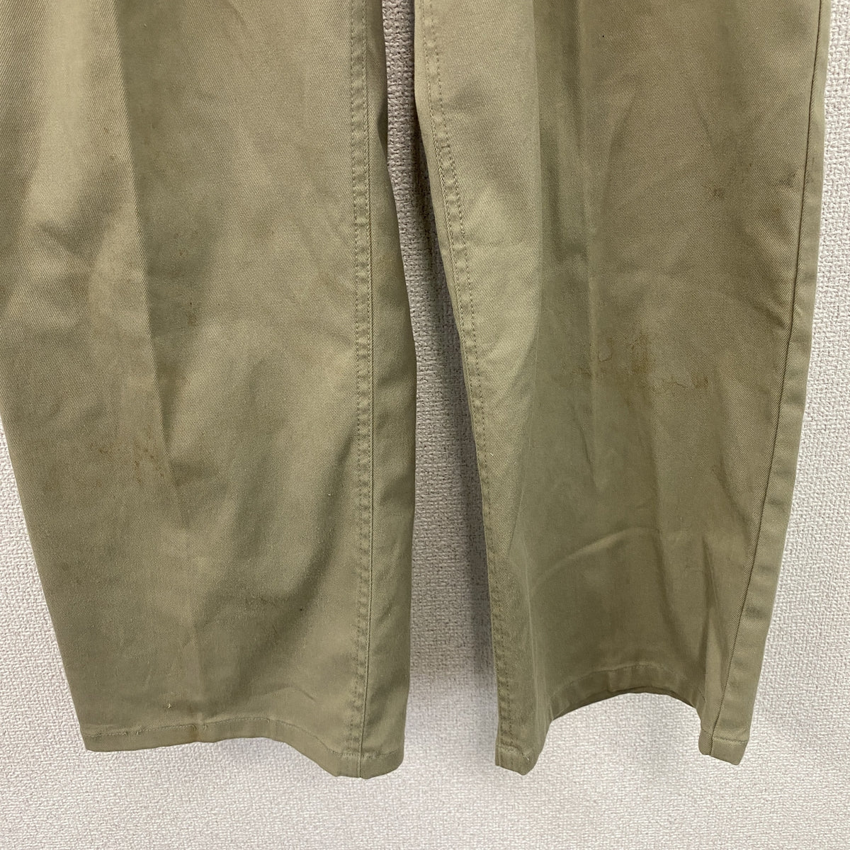 mont-bell　モンベル　ツータックチノパンツ　ジップフライ　ベージュ　88サイズ　古着